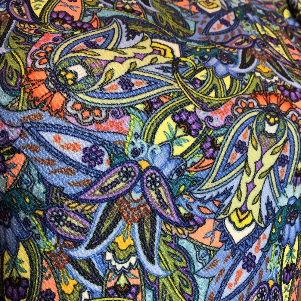 B2 Amelia dress by LuLaRoe blue paisley S - Picture 5 of 7